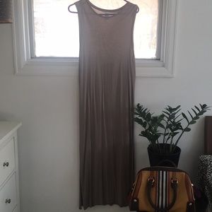 Tank dress with side slits